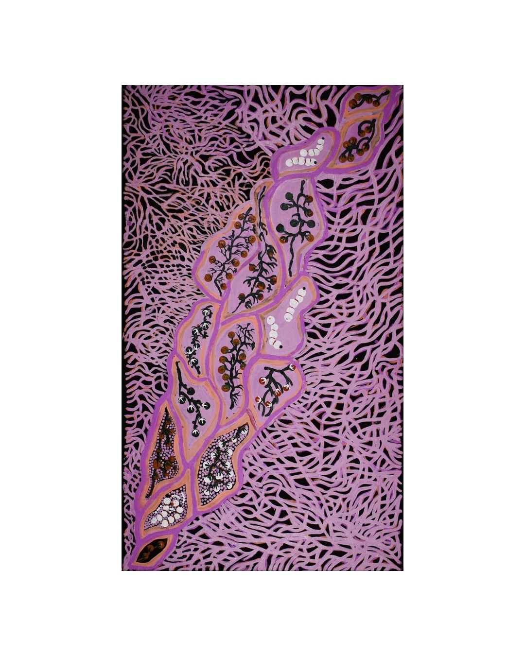 Bush tucker, 61 x 107cm
