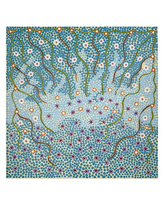 Bush flowers, 61x61cm