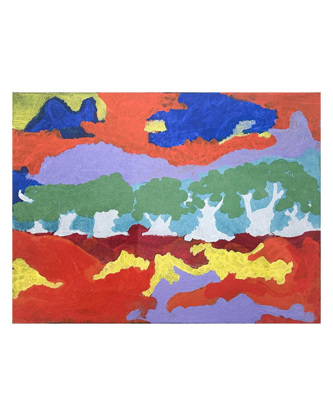 Bright landscape, 30x40cm