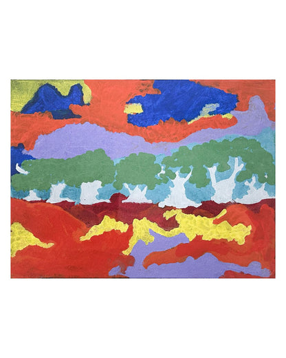 Bright landscape, 30x40cm