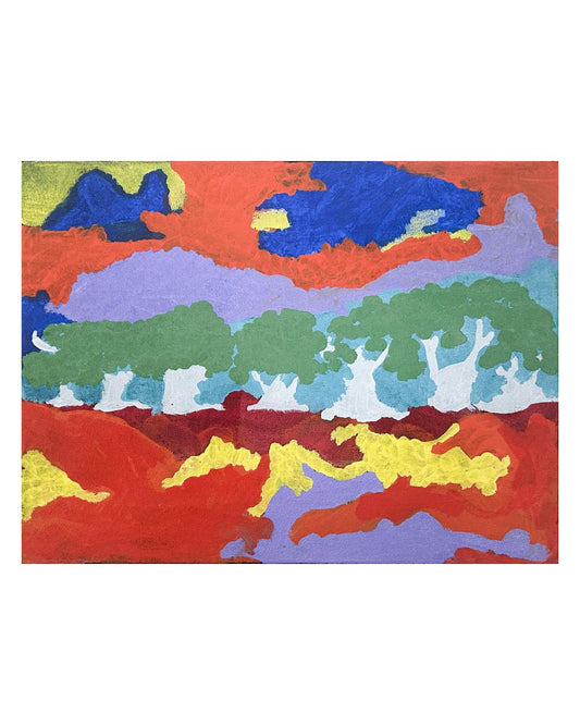 Bright landscape, 30x40cm