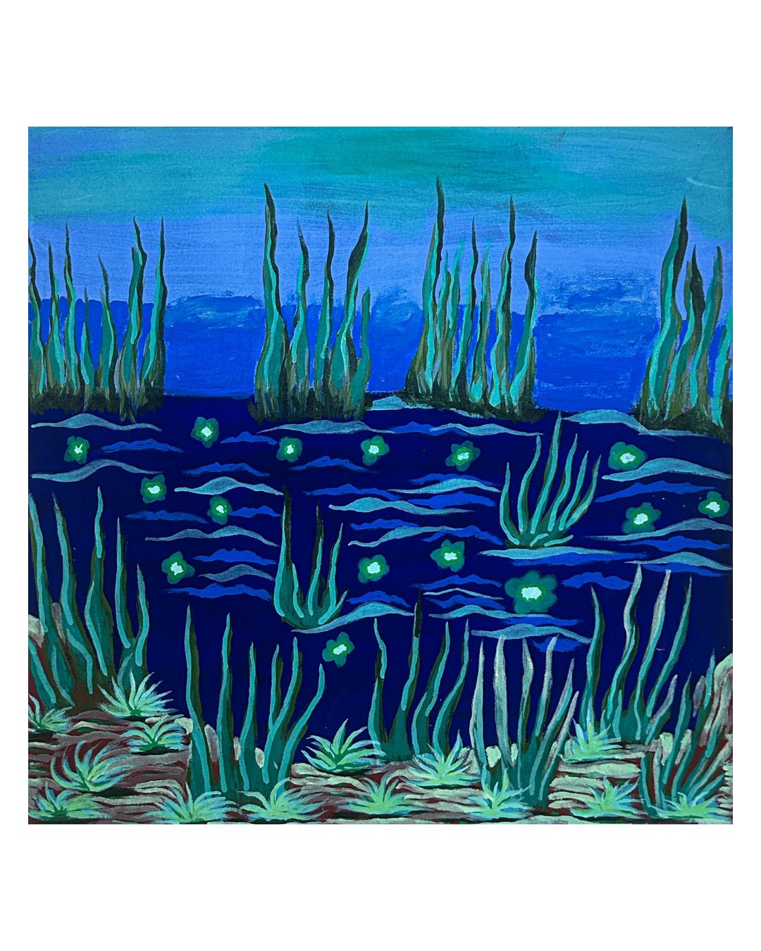 Swamp, 61x61cm