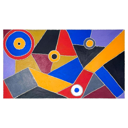 Shape (colour study), 107x61cm