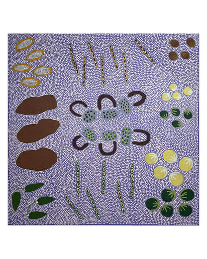 Bush tuckers, 91x91cm