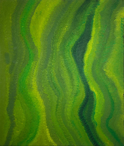 Bush medicine leaves, 107x91cm