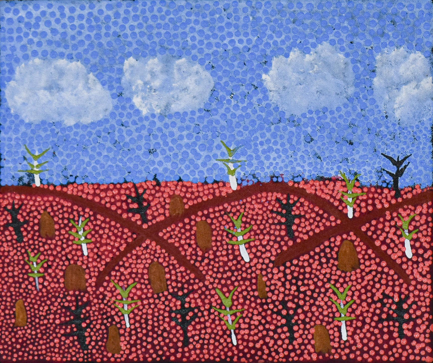 Countryside After Fire, 25x31cm
