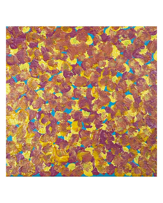 Flowers after rain, 30x30cm