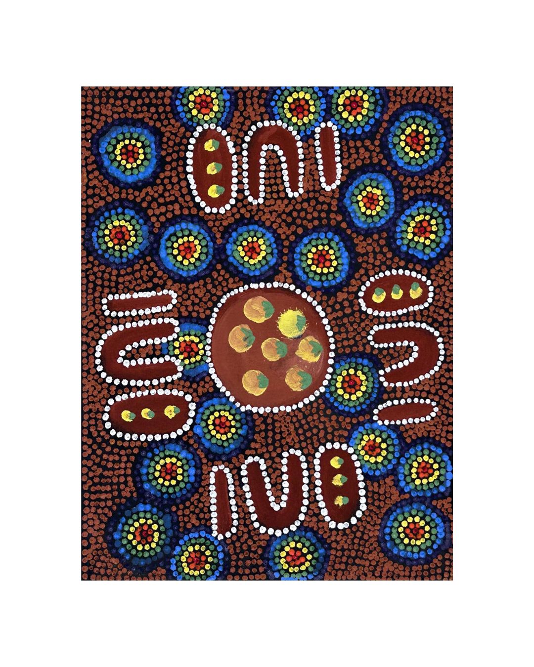 Hunting bush tomato, 30x40cm