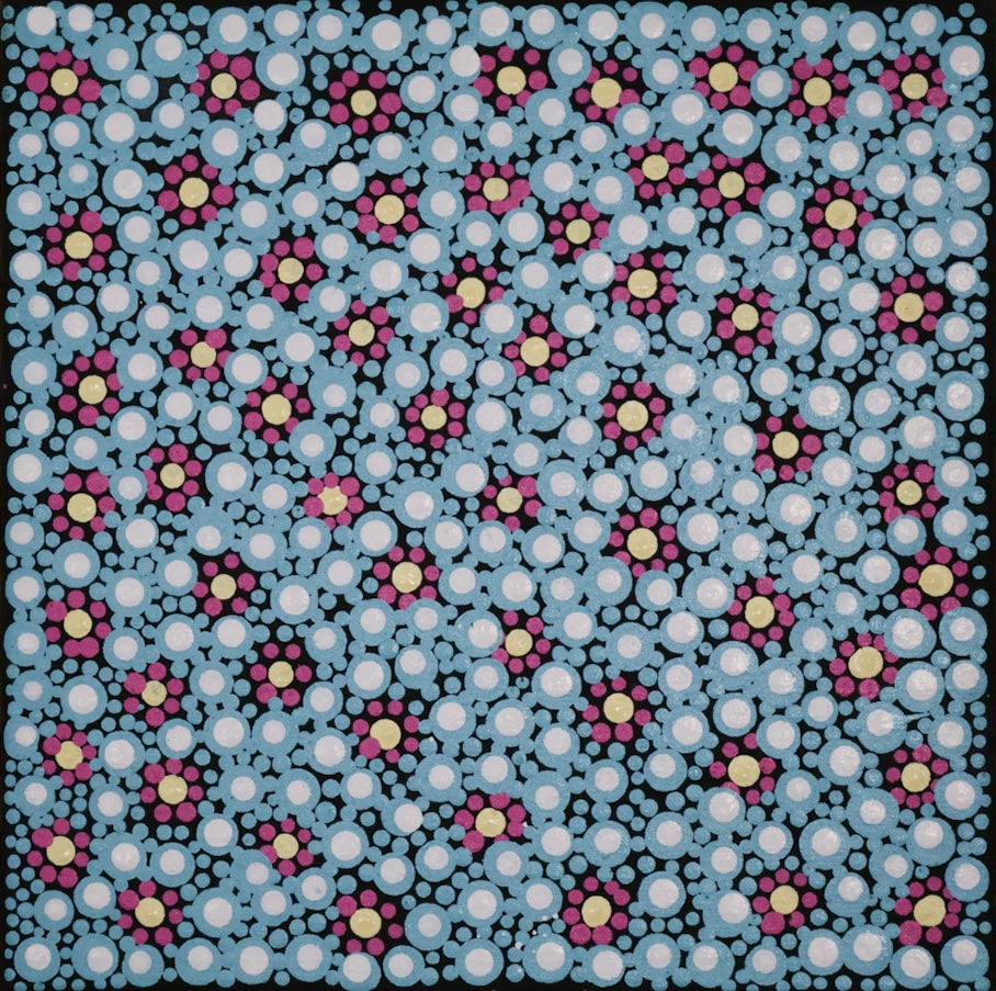 Bush flowers, 30x30cm