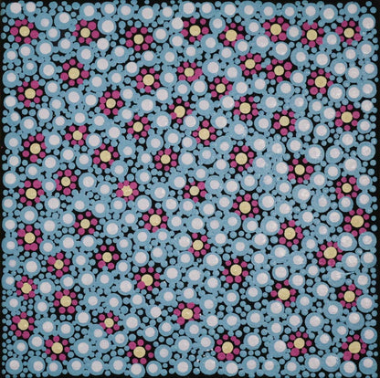 Bush flowers, 30x30cm