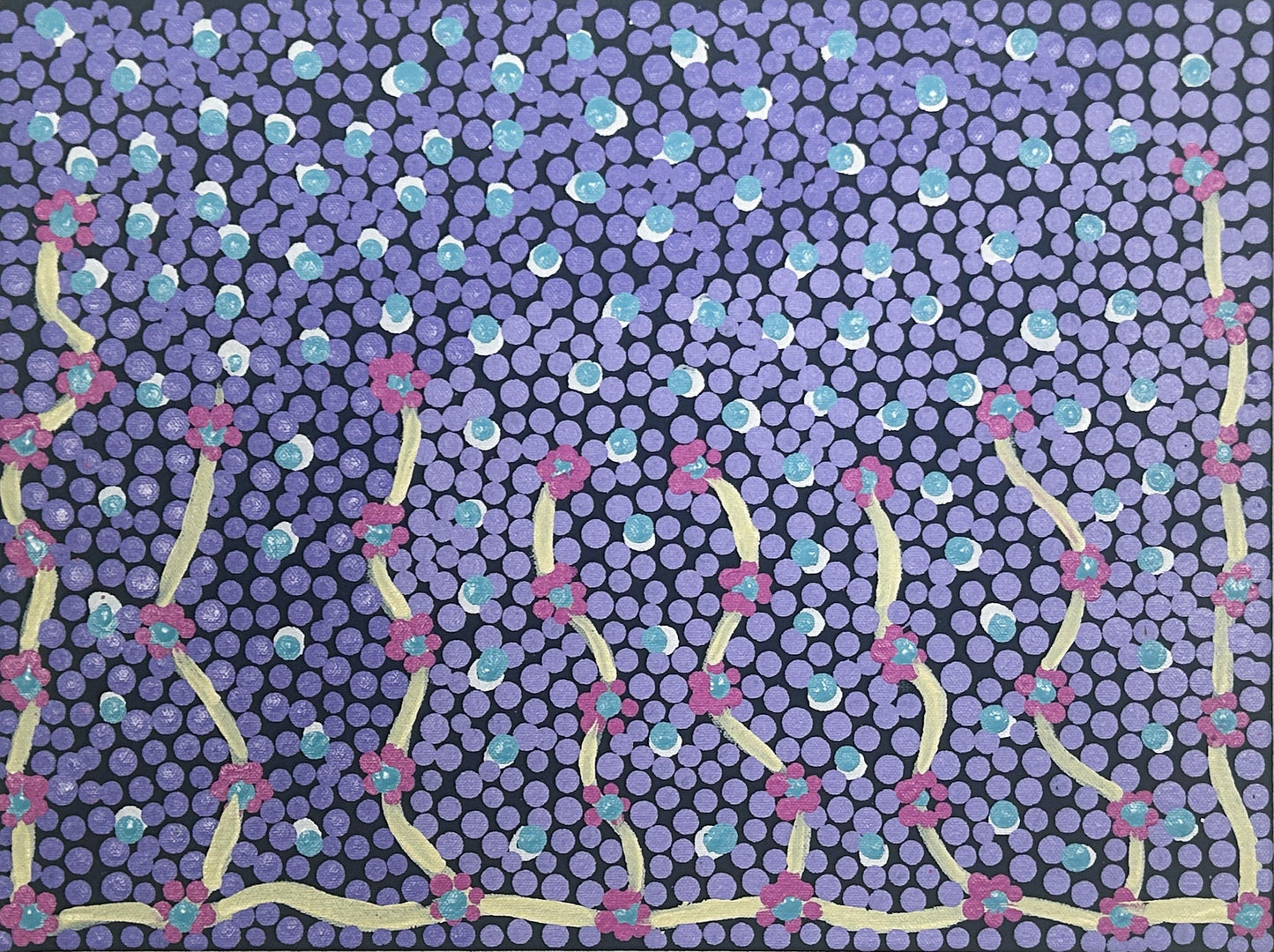 Bush flowers, 30x40cm