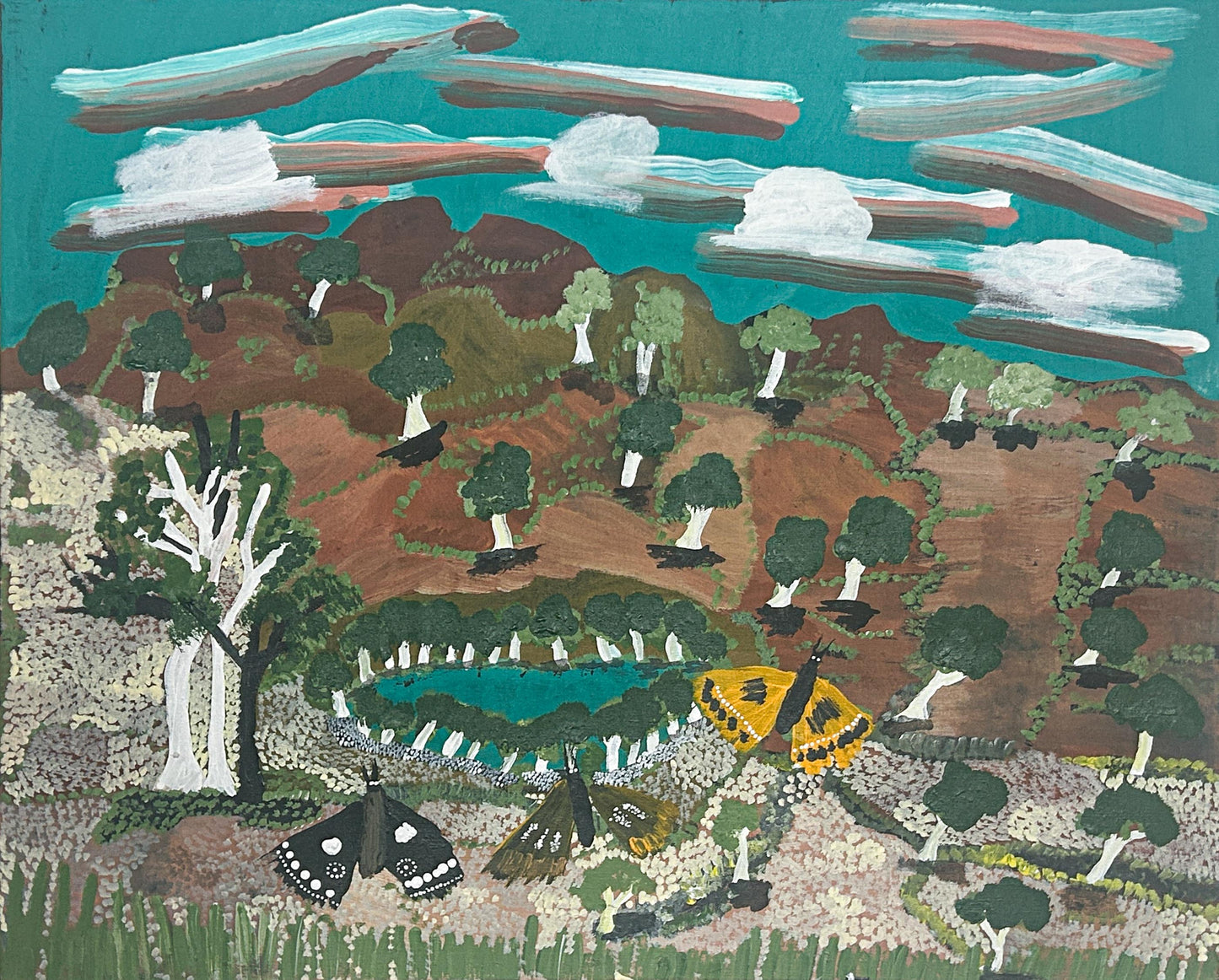 Butterflies, 61x76cm