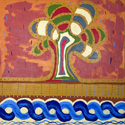 Tree, 76x76cm